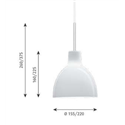 Louis Poulsen Toldbod 155Op220 Glass Pendant ⌀220 Hanglamp