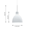 Louis Poulsen Toldbod 155Op220 Glass Pendant ⌀220 Pendant Lamp