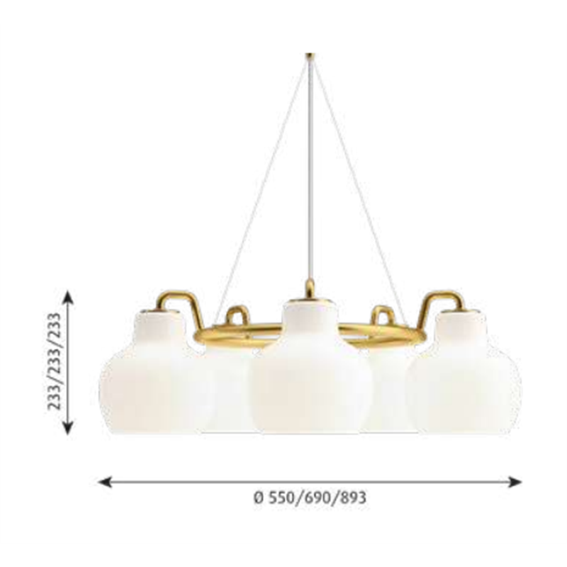 Louis Poulsen Vl Ring Crown 3 Hanglamp