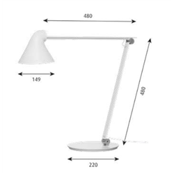 Louis Poulsen Njp Table PIN Ø10 Table Lamp