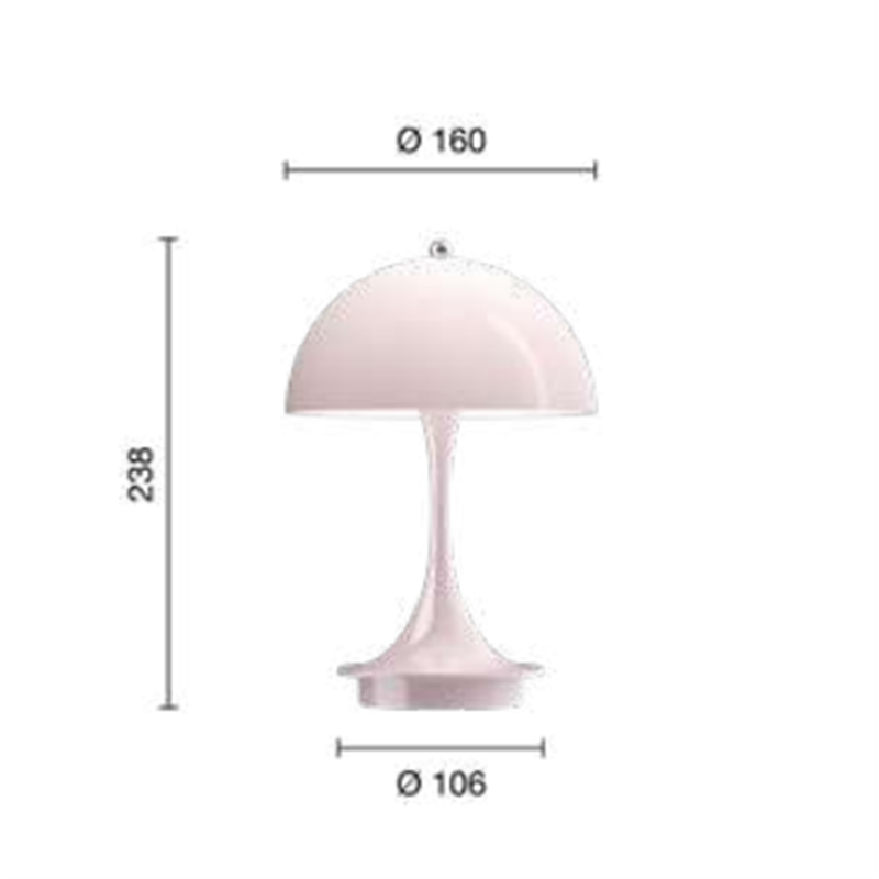 Louis Poulsen Panthella 160 Portable Tafellamp