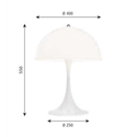 Louis Poulsen Panthella 400 Table Lamp Tafellamp