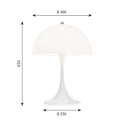 Louis Poulsen Panthella 400 Table Lamp Table Lamp