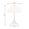 Louis Poulsen Panthella 400 Table Lamp Table Lamp