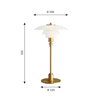 Louis Poulsen Ph 2/1 Table Table Lamp