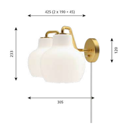 Louis Poulsen Vl Ring Crown 2 Wall Wall Lamp