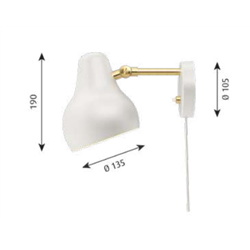 Louis Poulsen Vl38 Wall Wall Lamp