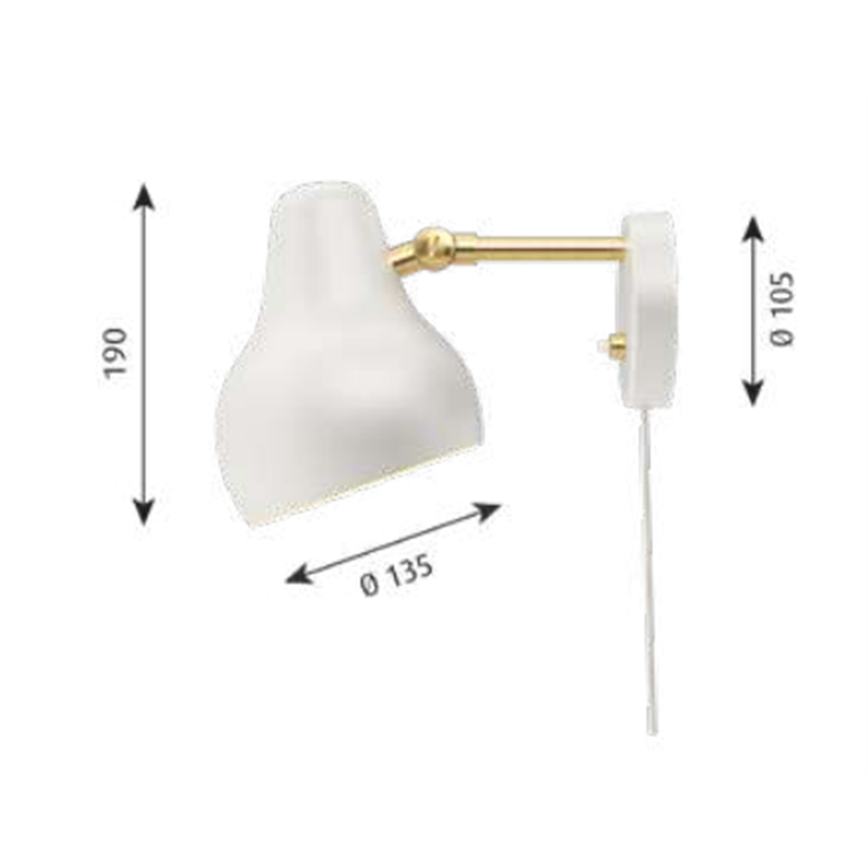 Louis Poulsen Vl38 Wall Wandlamp