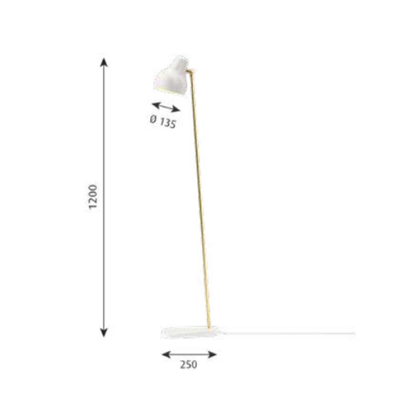 Louis Poulsen Vl38 Floor Grondlamp