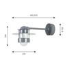 Louis Poulsen Albertslund Wall Short arm Ceiling Lamp / Wall Lamp