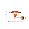 Louis Poulsen Ph Wall Ceiling Lamp / Wall Lamp