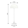 Louis Poulsen Panthella Floor Floor Lamp