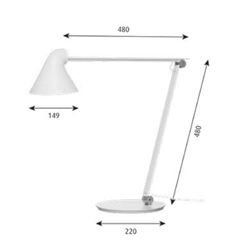 Louis Poulsen Njp Table pin Ø40