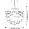 Louis Poulsen Ph Artichoke Glass ⌀840 Pendant Lamp