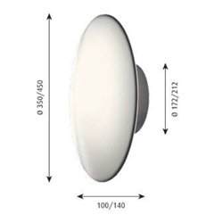 Louis Poulsen Aj Eklipta ⌀350 E27 Ceiling Lamp / Wall Lamp