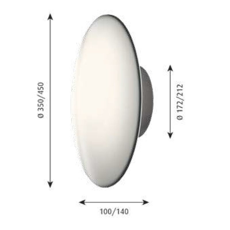 Louis Poulsen Aj Eklipta ⌀350 E27 Plafondlamp / Wandlamp