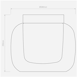 Astro Aquina Ceiling 240 ceiling lamp
