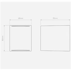 Astro Chios 80 wall lamp