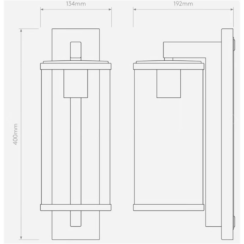 Astro Pimlico 400 Wandlamp