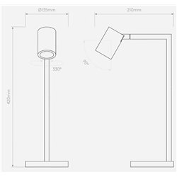 Astro Ascoli Desk table lamp