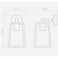 Astro Calvi Wall 305 wall lamp