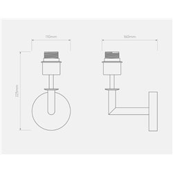 Astro Club wall lamp