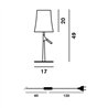 Foscarini Birdie Table Small table lamp - grey - outlet