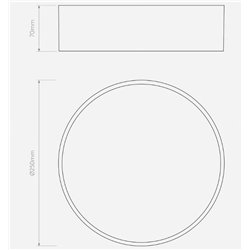 Astro Kea 250 Round wall lamp