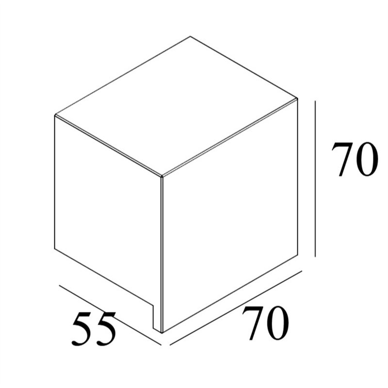 Delta Light STIP W S 830 Wandlamp - Grijs (donker) - Outlet