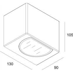 Delta Light TIGA LED 93024 DIM8 Alu Grey - Outlet