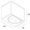 Delta Light TIGA LED 93024 DIM8 Alu Grey - Outlet
