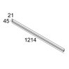 Delta Light DOT.COM ON WALLWASH 12 HO Ceiling Lamp / Suspension Lamp / Wall Lamp