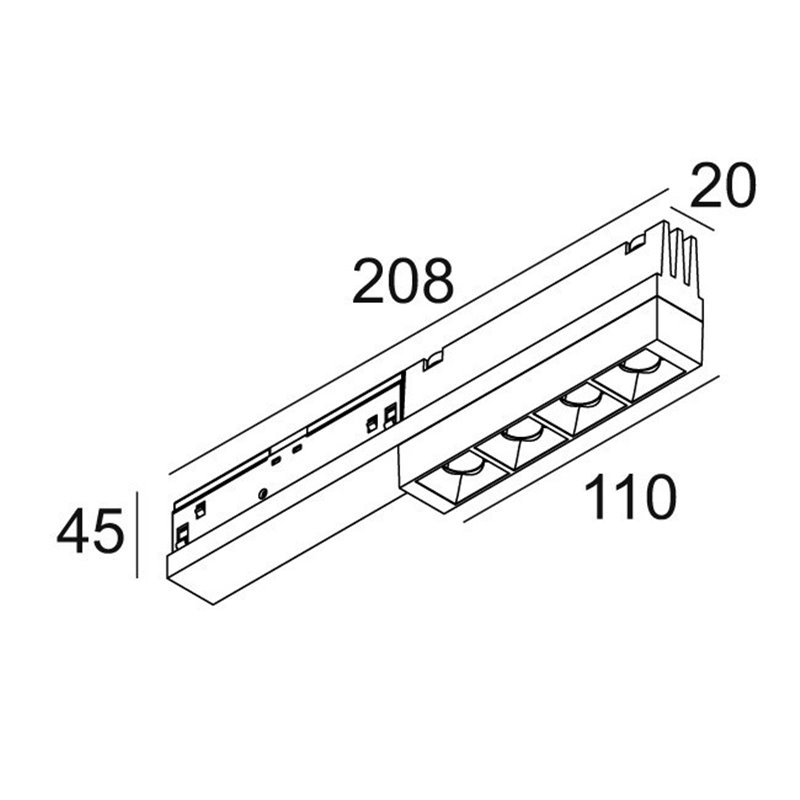 Delta Light M - Dot.Com M4 Trackverlichting