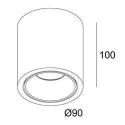 Delta Light BOXY R DIM8 Ceiling lamp