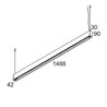 Delta Light CONFORM P14 DOWN-UP DIM4 Suspension lamp