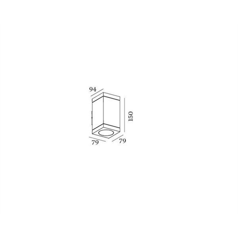 Wever & Ducré TUBE CARRÉ WALL 2.0 PAR16