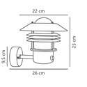 Nordlux Vejers Sensor [IP54] Wandlamp - Outdoor