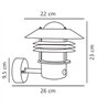 Nordlux Vejers Sensor [IP54] wall lamp - Outdoor