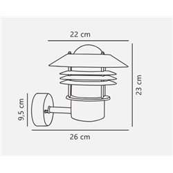 Nordlux Vejers [IP54] wall lamp - Outdoor