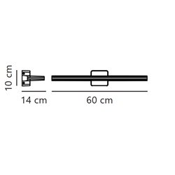 Nordlux Tinia 60 [IP44] 3-Step wall lamp