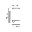Nordlux Tin Maxi Down [IP54] Wandlamp - Outdoor