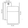 Nordlux Tin Down [IP54] wall lamp - Outdoor
