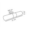Nordlux Tangens 31 [IP44] wall lamp