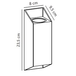 Nordlux Nico [IP54]ant 22 wall lamp - Outdoor