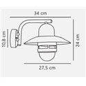 Nordlux Nibe [IP54] Wandlamp - Outdoor