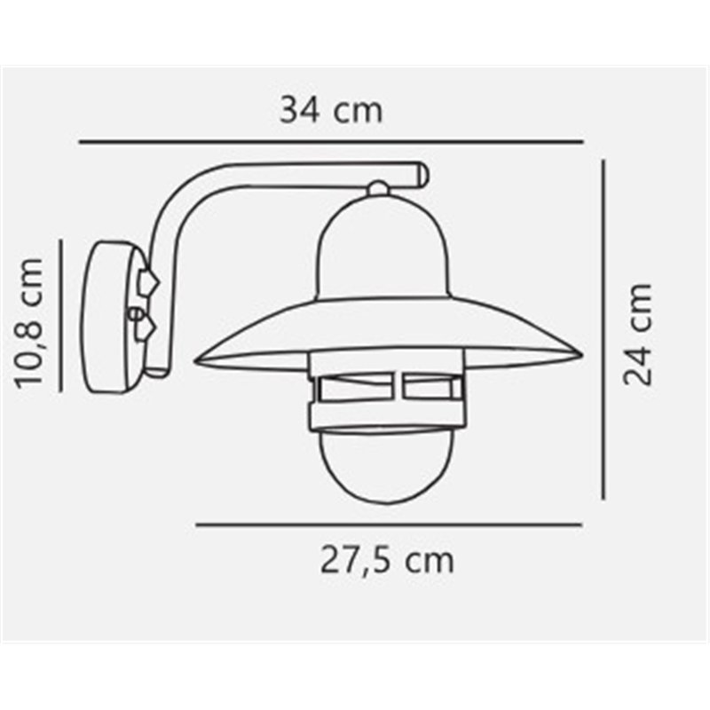 Nordlux Nibe [IP54] Wandlamp - Outdoor