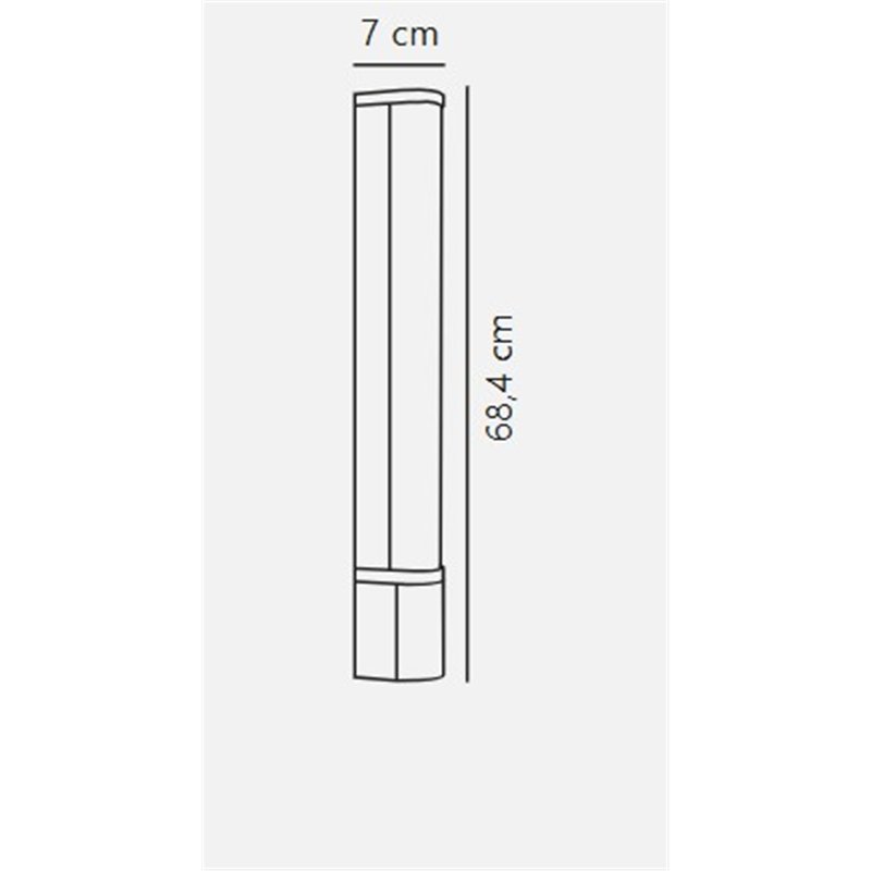Nordlux Malaika 68 [IP44] Incl. Socket Wandlamp