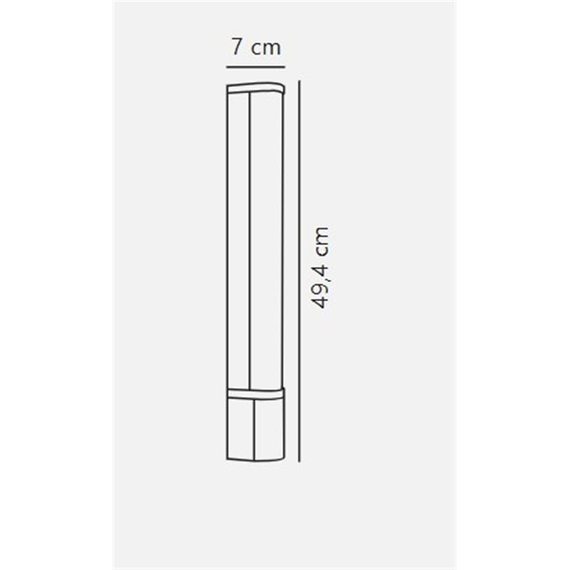 Nordlux Malaika 49 [IP44] Incl. Socket Wandlamp