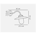 Nordlux Luxembourg Sensor [IP54] Wandlamp - Outdoor