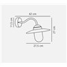 Nordlux Luxembourg [IP54] wall lamp - Outdoor